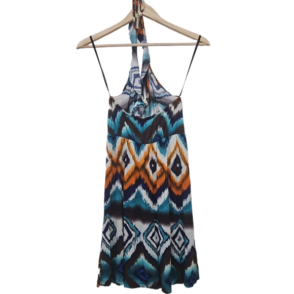 Boho V Neck Halter Dress Size Small - Picture 3 of 7